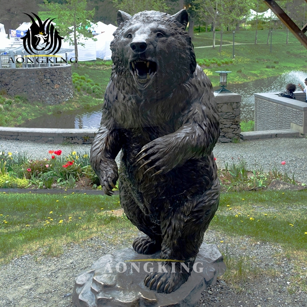 black bear statue