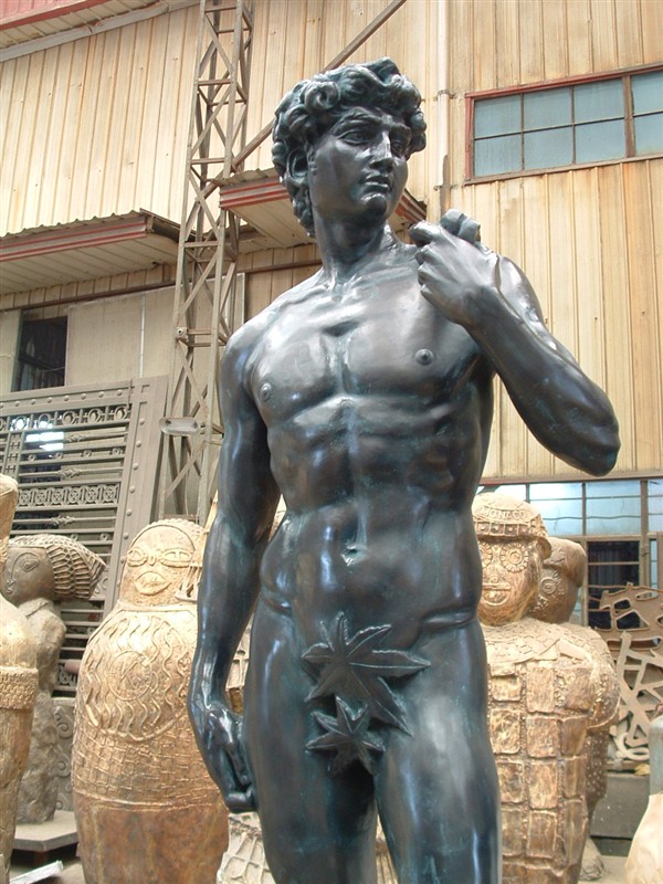 bronze david sculpture