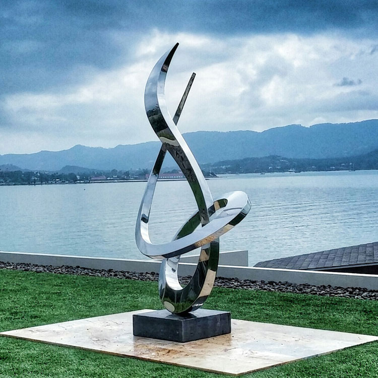 statues for sale of stainless steel abstract sculpture