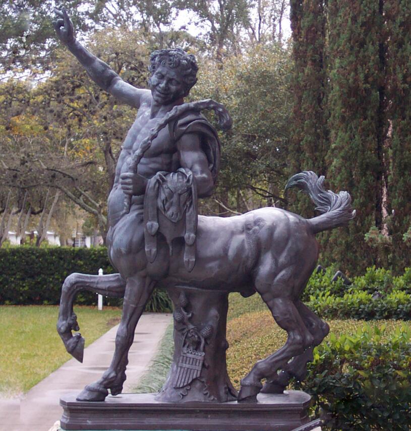 ancient bronze centaur sculpture