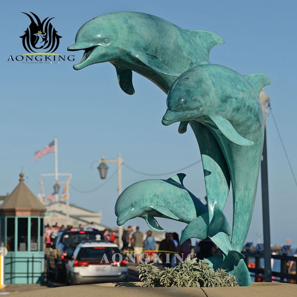 dolphin outdoor statues