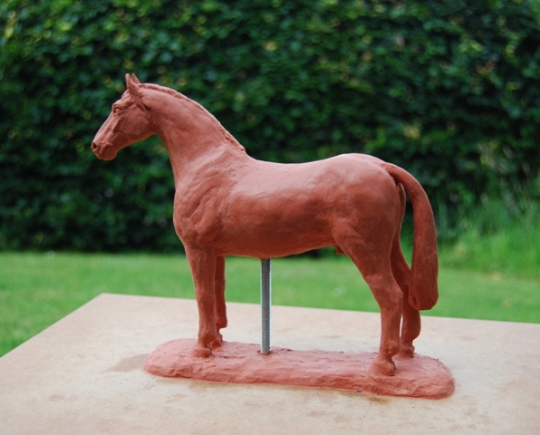 large garden horse sculpture