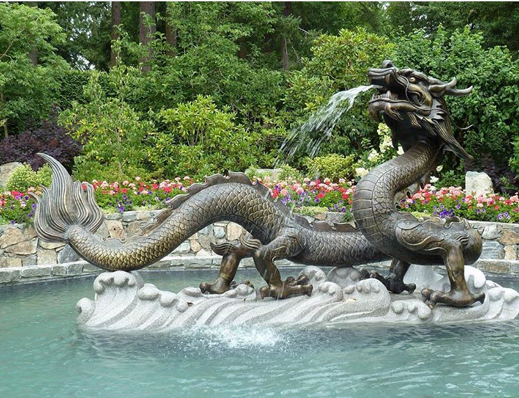 life size chinese dragon statues