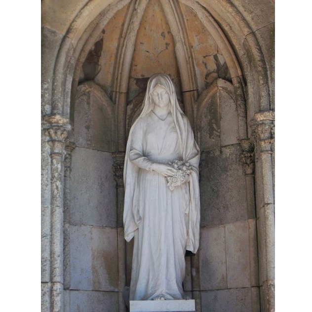 virgin mary marble statue (3)