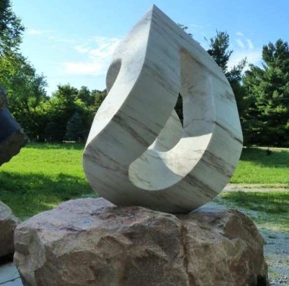 stone carved outdoor sculpture