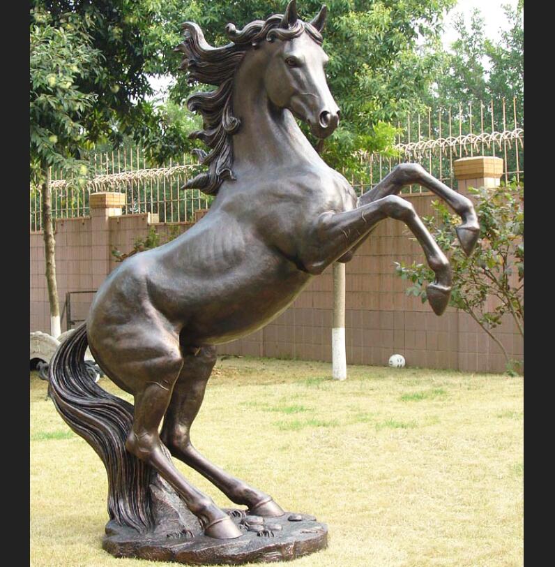 bronze animal sculpture -sculpture bronze horse