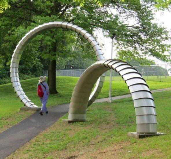 stainless steel sculpture for garden