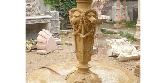 hand carved stone sculptures