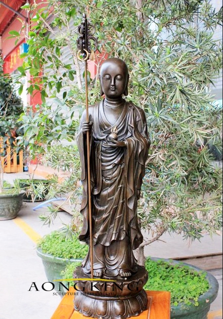 Pure Bronze Buddhism Statue