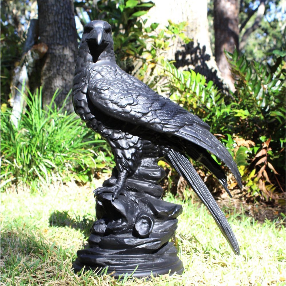 Black eagle statue