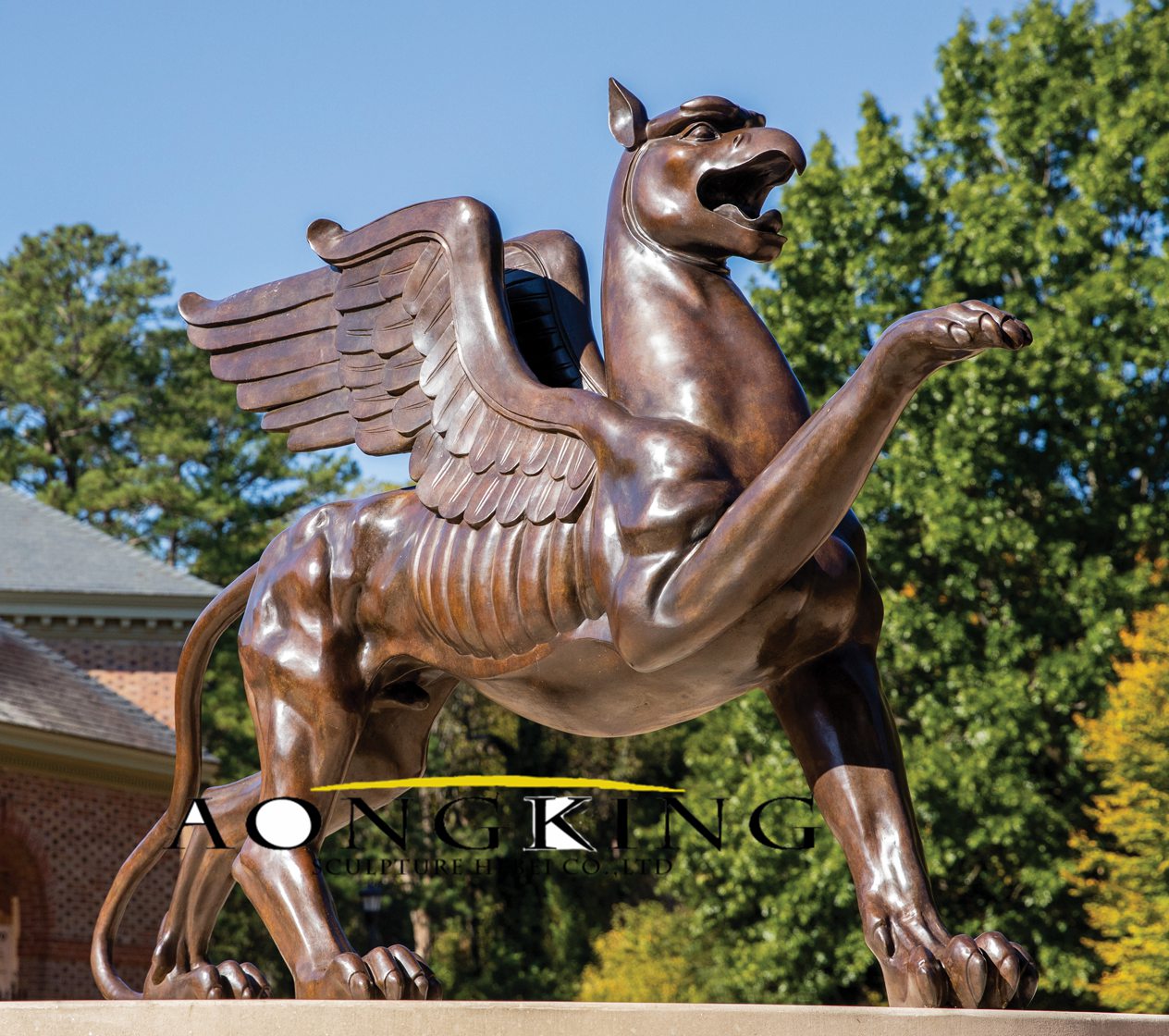 Griffin life size statue
