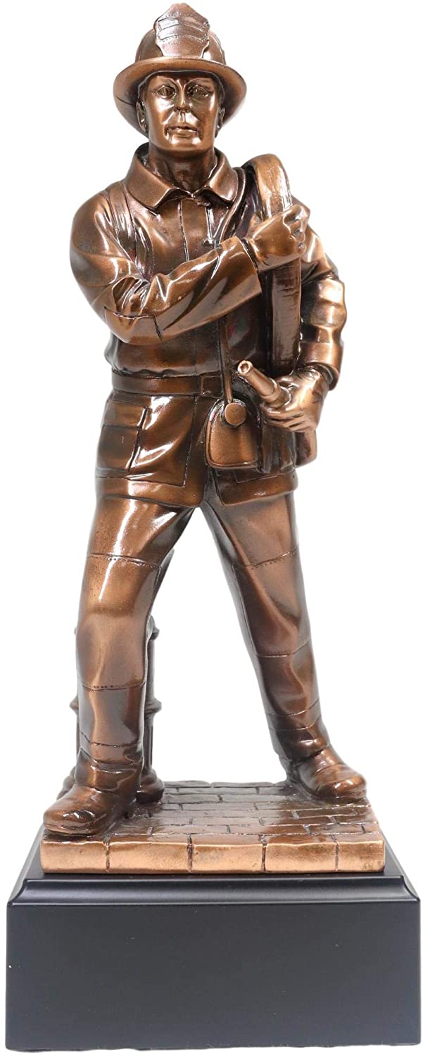 Large Firefighter Statue