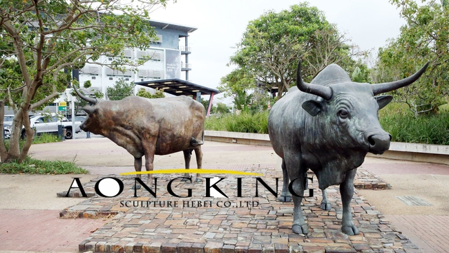 Longhorn ox statue
