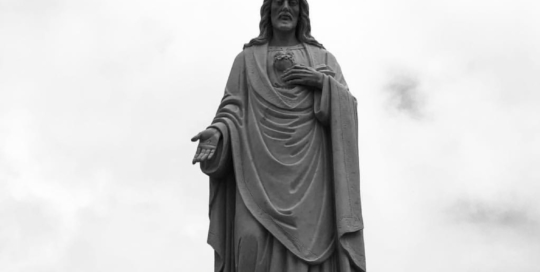 Marble jesus statue for religious