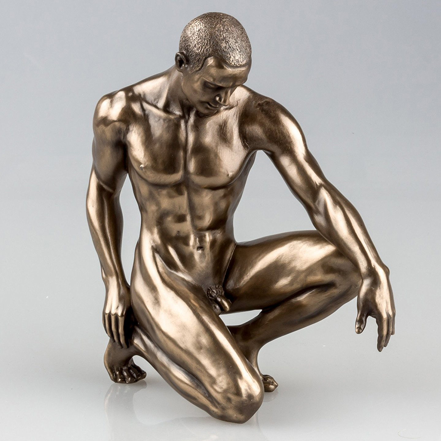 Sculpture nude man