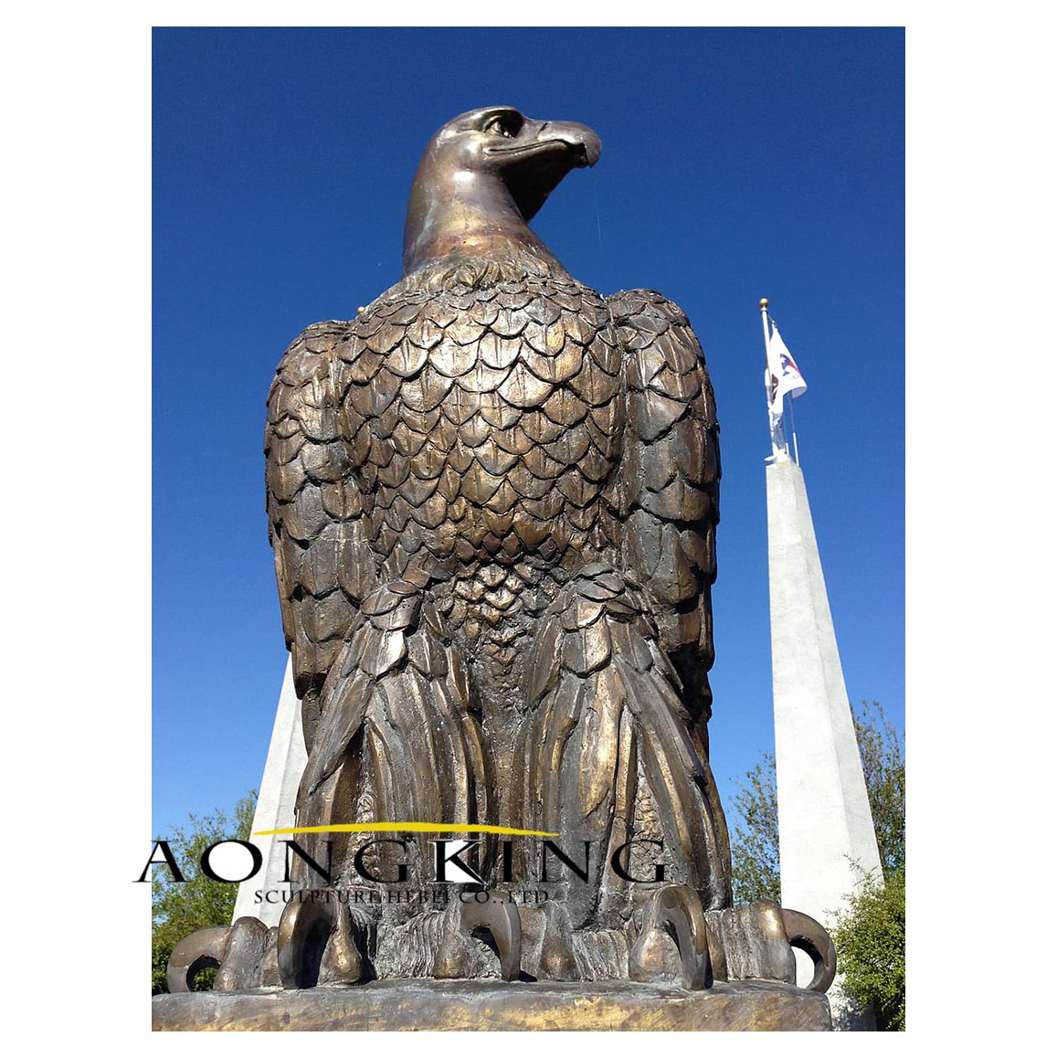 Bald eagle bronze