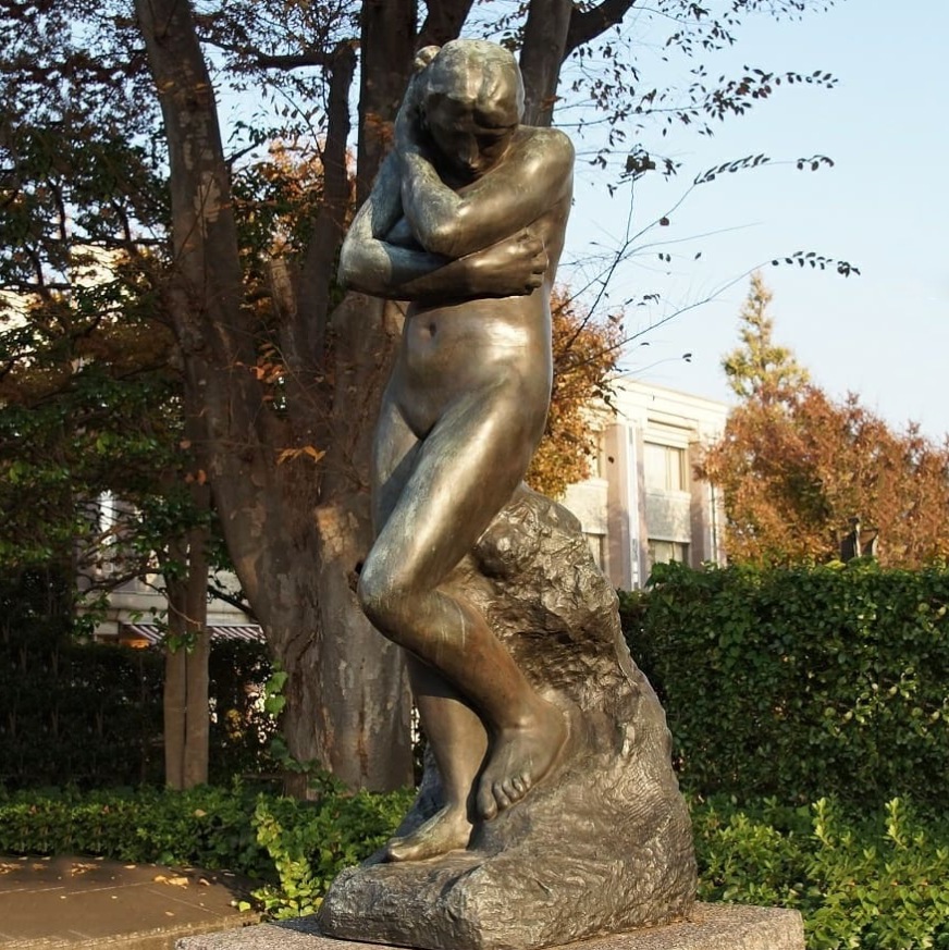 Bronze nude western sculpture