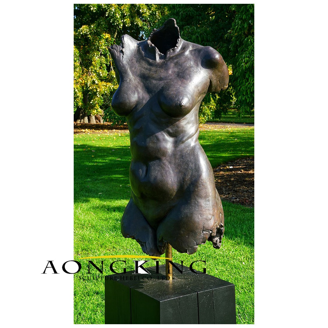 Female woman torso art statue