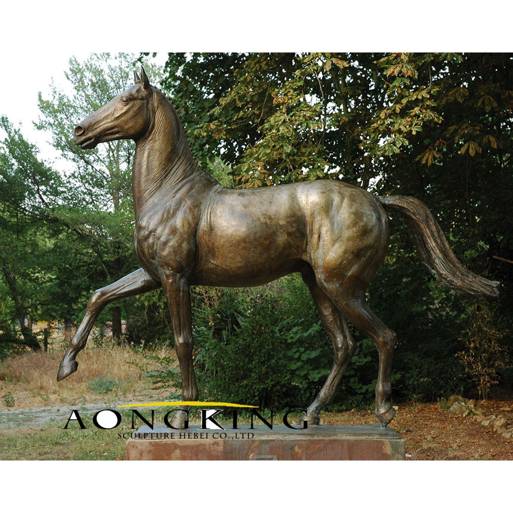 High quality garden decor life size metal bronze horse statue for sale