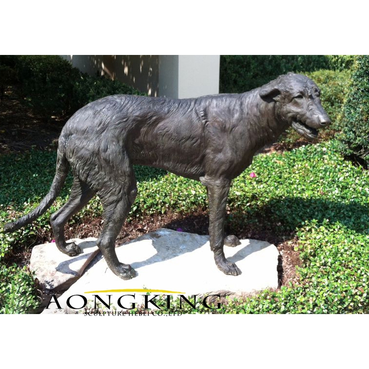 Hot dog bronze sculpture