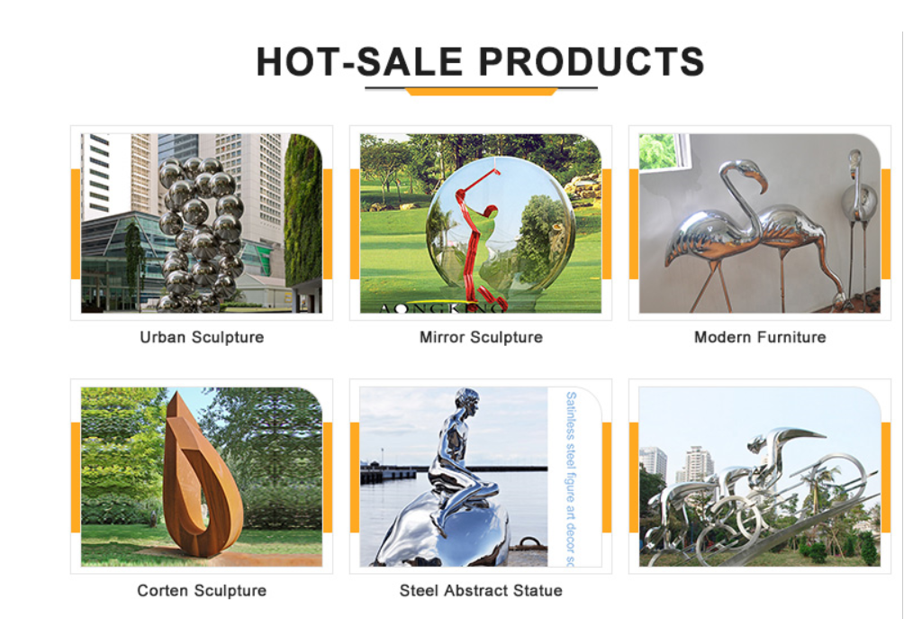 Hot sale stainless sculpture