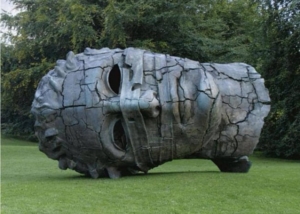 Large sculpture head