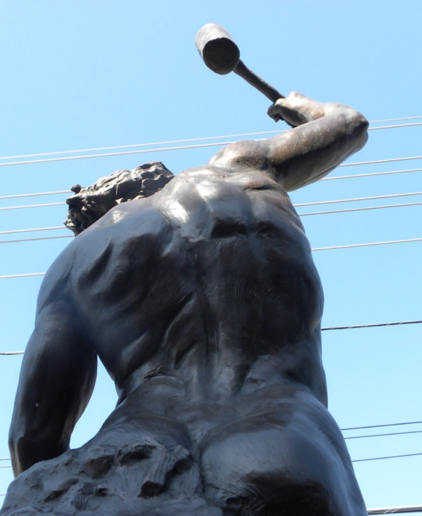 Outdoor Cast Bronze Man Statue