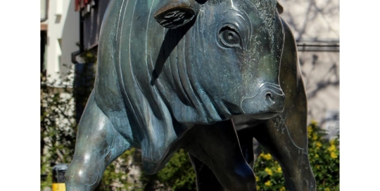 Animal bull bronze
