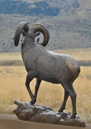 bronze outdoor bighorn sheep