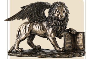 bronze winged lions lion of st mark