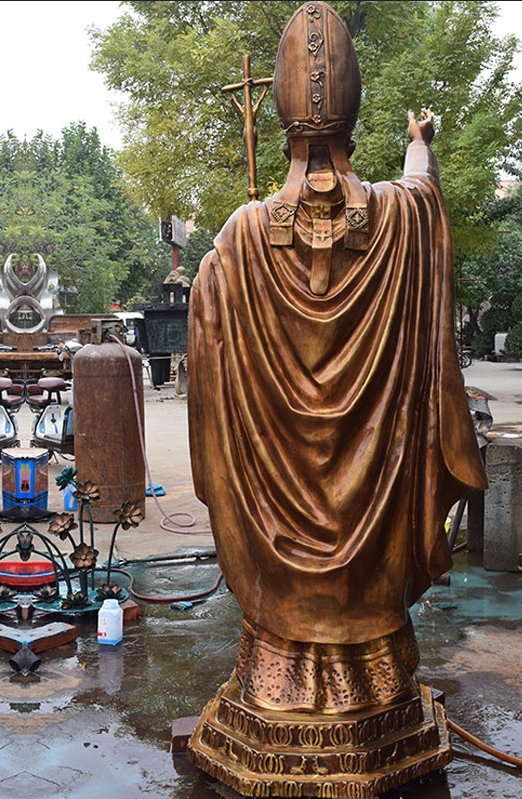 Bronze Statue of Pope John
