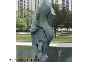 Bronze large horse head sculpture