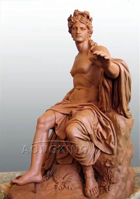 Clay of apollo statue