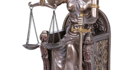 Life statue of justice