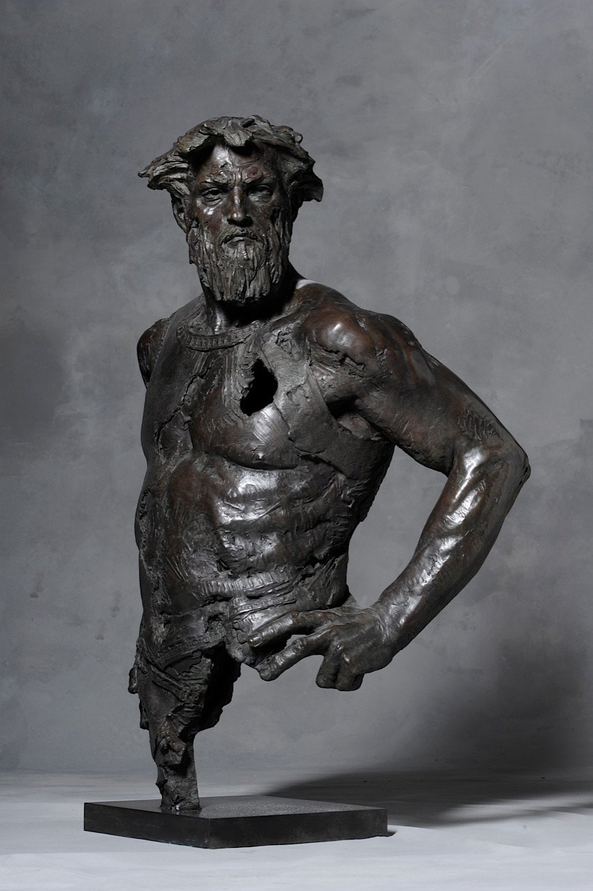 Monumental bronze sculpture