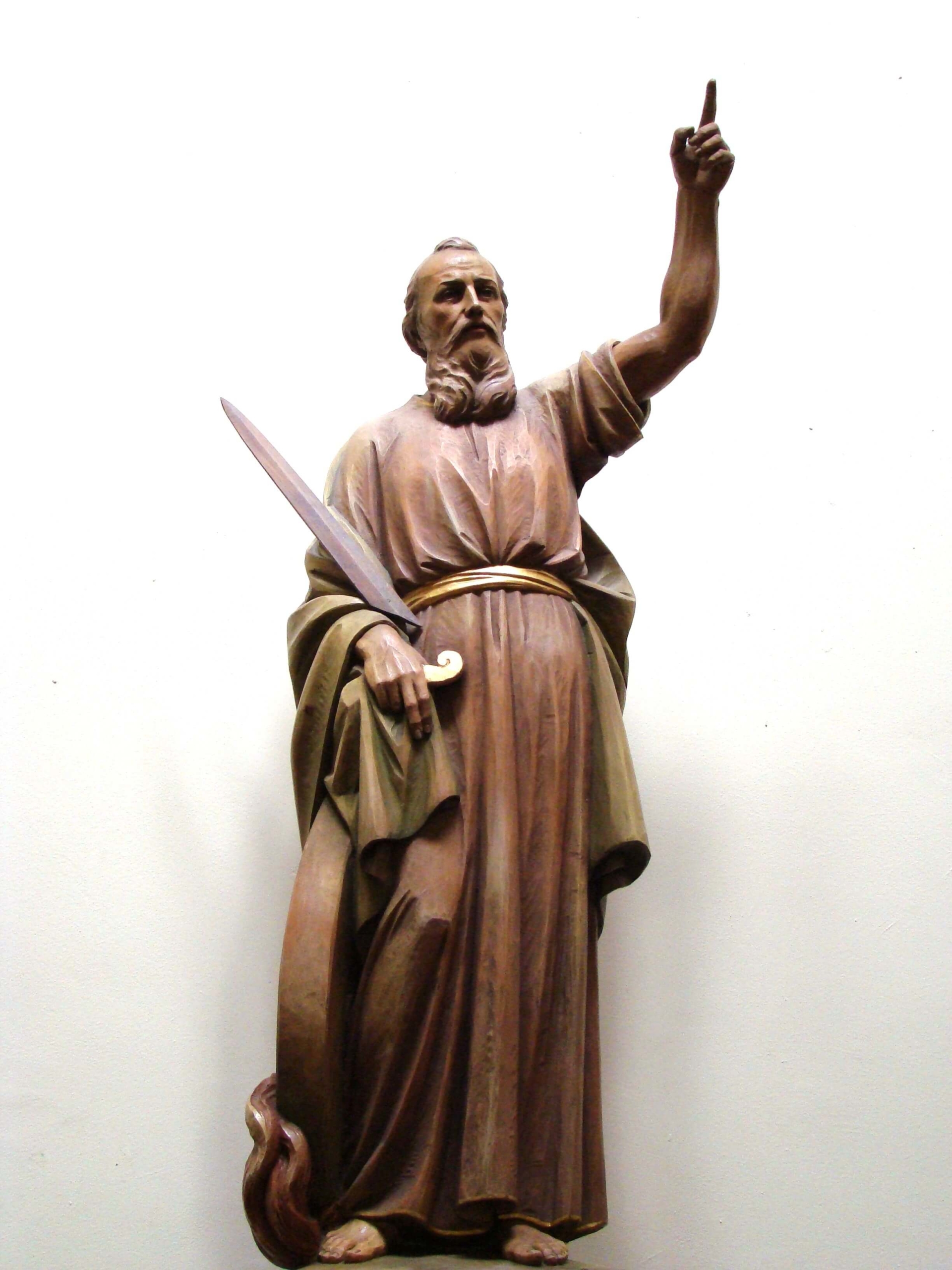 Saint elias statue