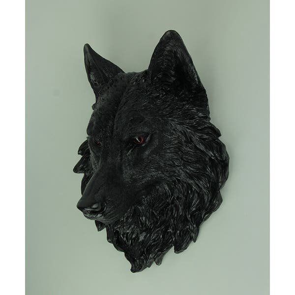 Wall Decor Wolf Head Statue