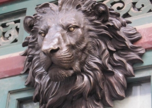 Wall decoration lion head