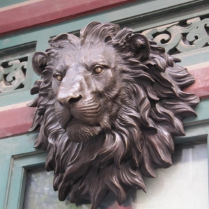 Wall decoration lion head