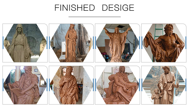 1:1 CLAY sculpture for bronze catholicism statue 