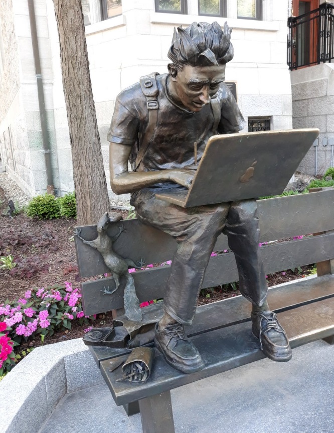 bronze laptop man 2
