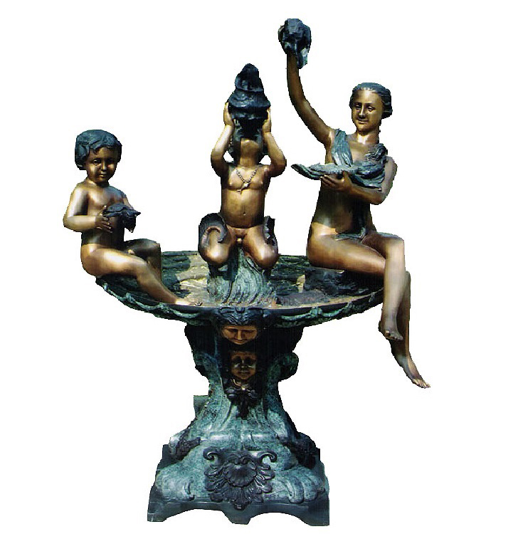 Bronze Children Fountain