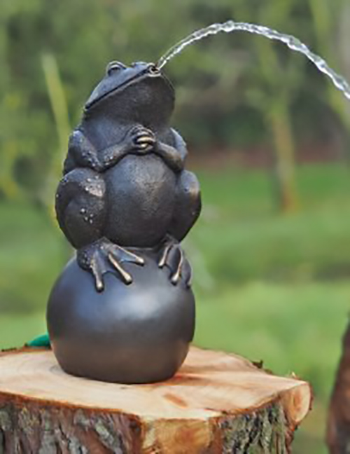 Frog Sculpture Fountain