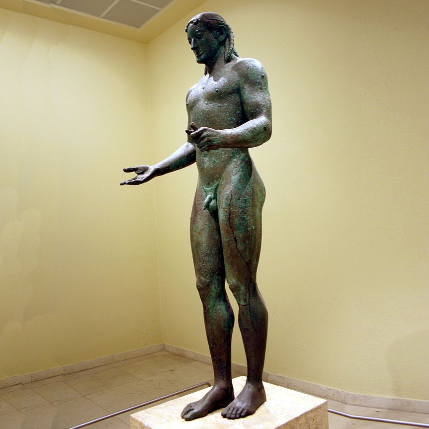  Anavysos kouros bronze