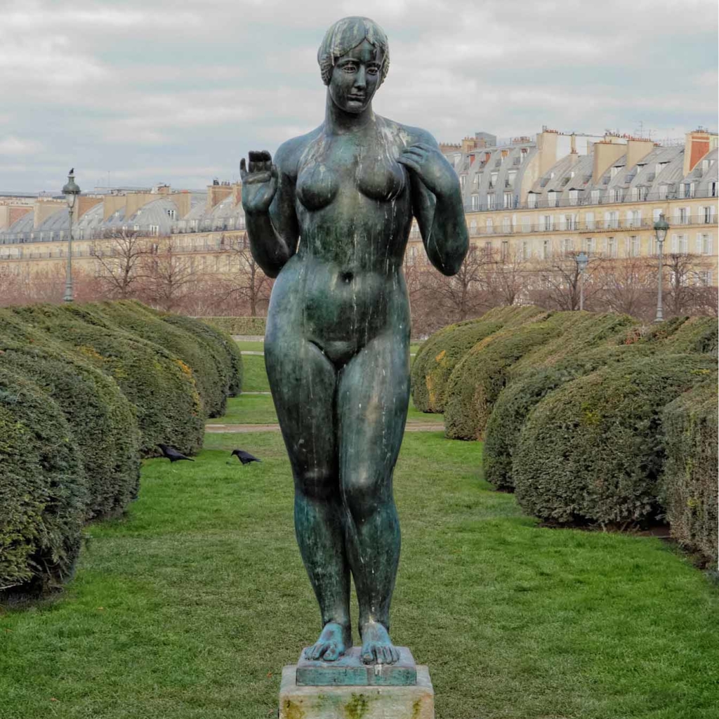 Large bronze Maillol sculpture