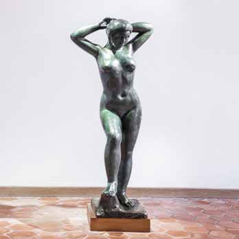 Maillol of woman sculpture