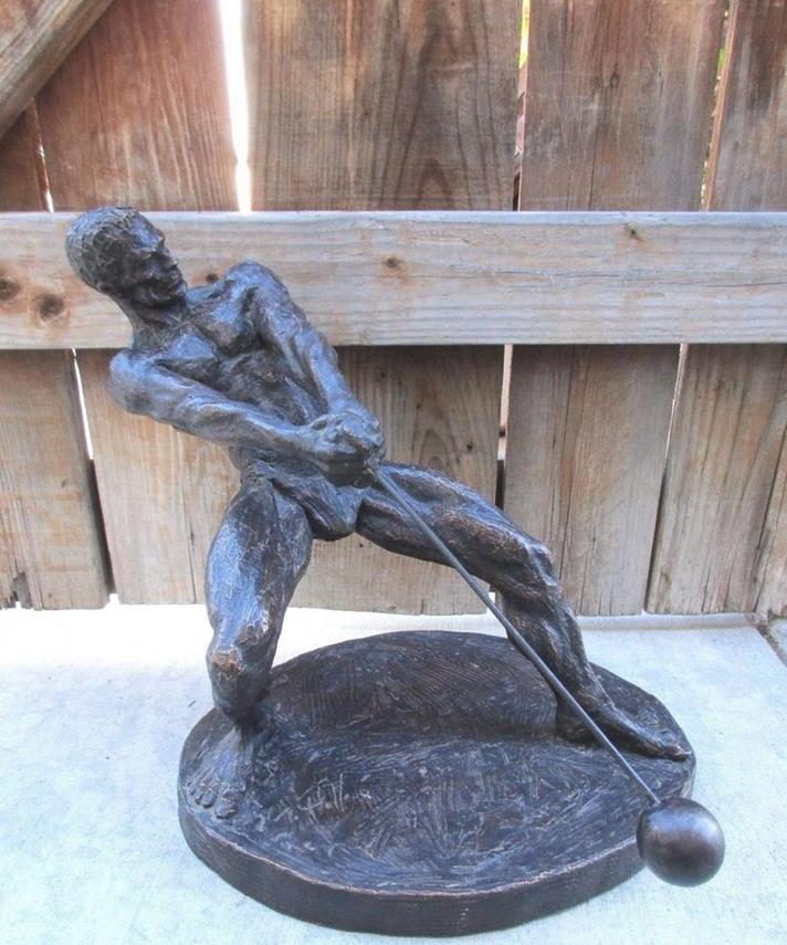 Outdoor Thomas Holland Hammer Throw Statue
