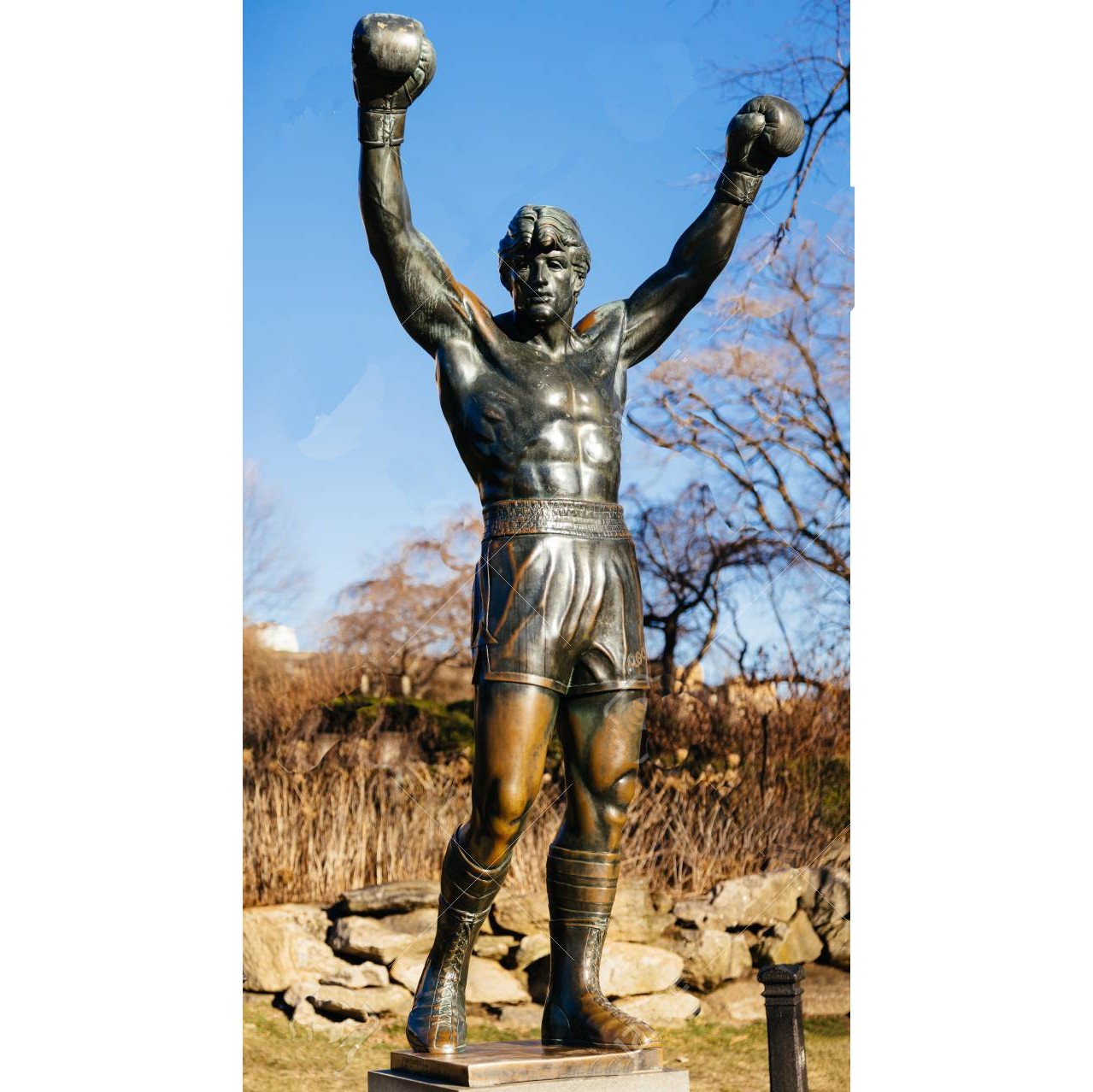 Rocky balboa statue