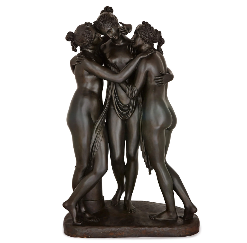 The art of Three Graces sculpture