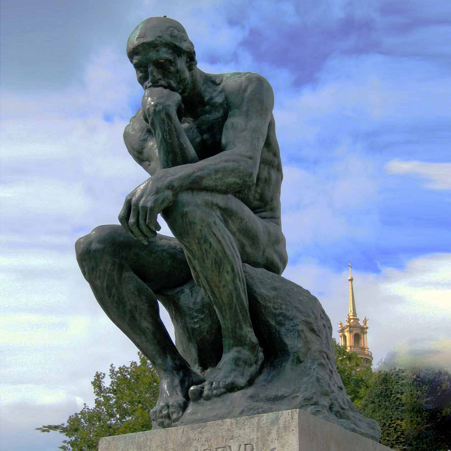 Thinker August Rodin Museum in Paris
